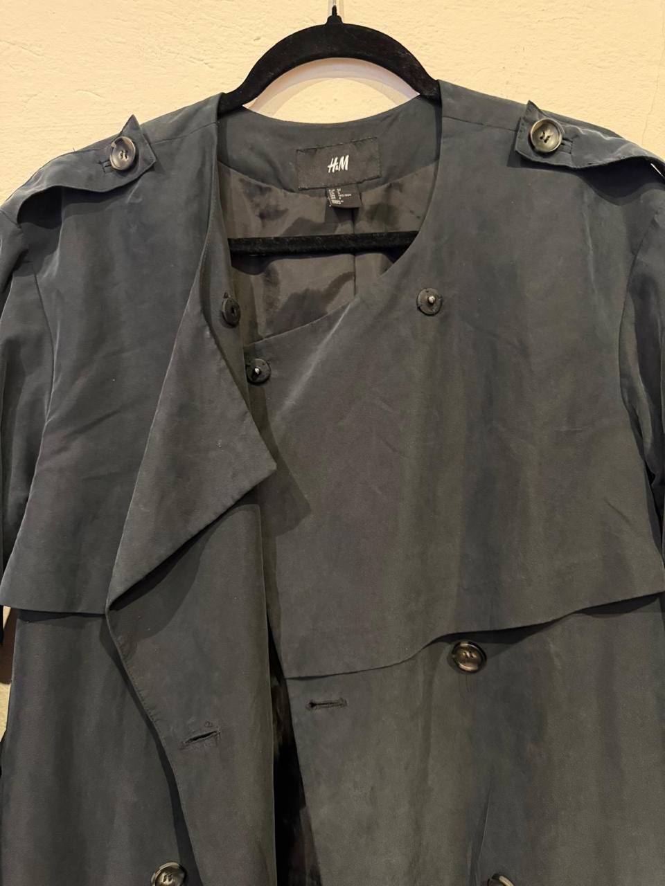 ✨ Trench damski H&M – granatowy
